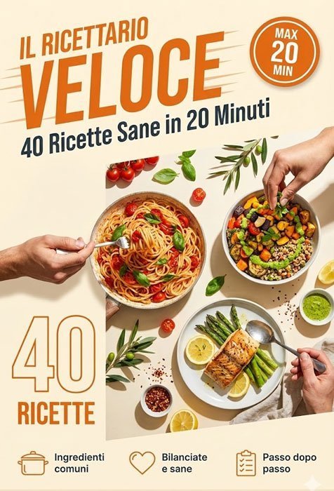 Il Ricettario Veloce: 40 Ricette in 20 Minuti