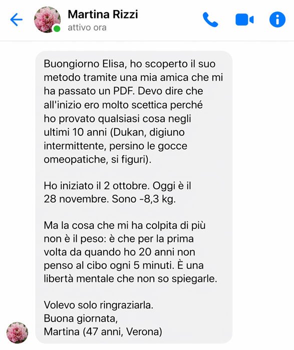 Testimonianza Messenger - Martina R.