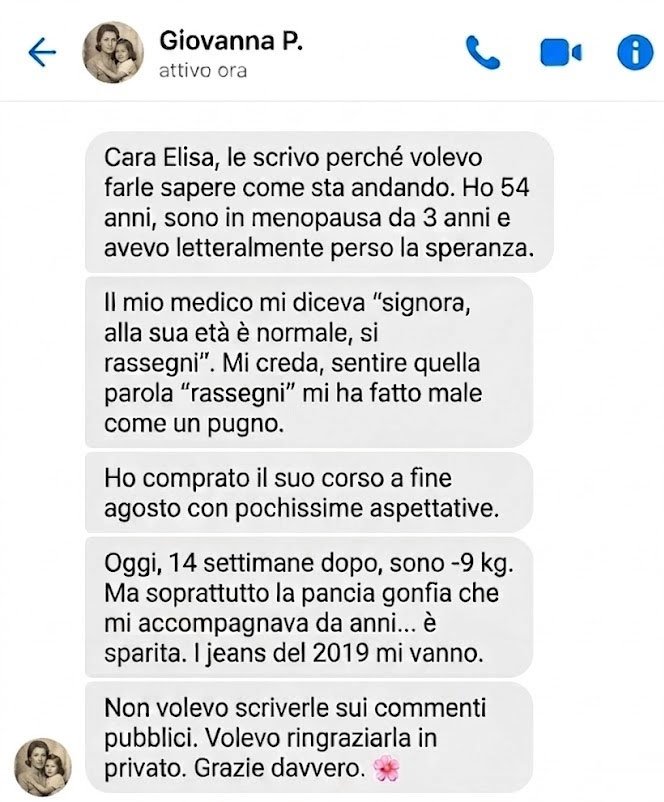 Testimonianza Messenger - Giovanna P.