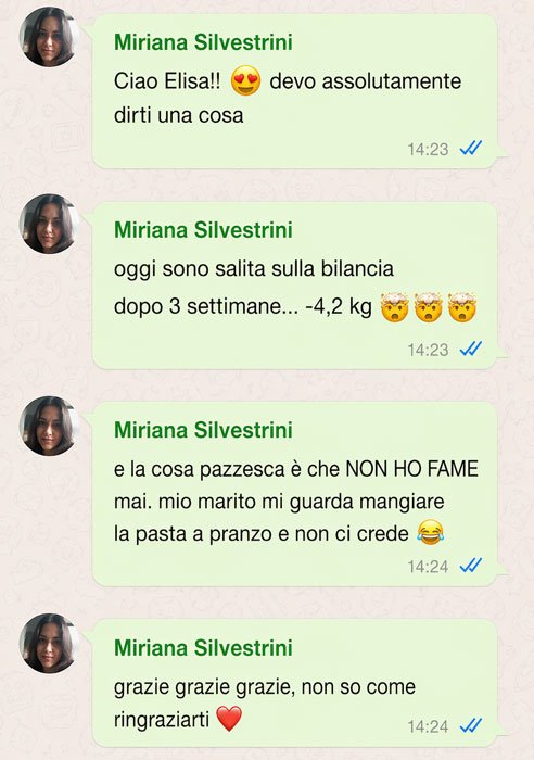 Testimonianza WhatsApp - Laura M.