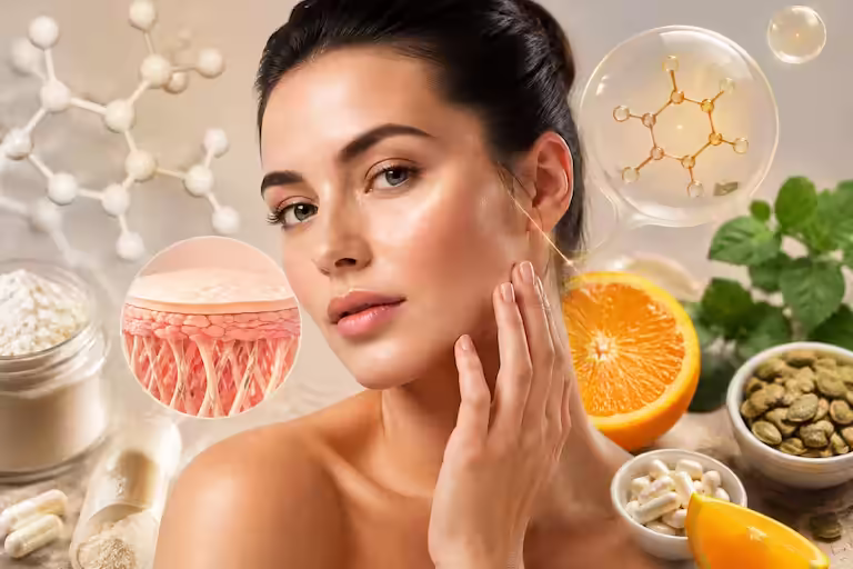 Nutrienti per la Pelle: Collagene, Vitamina C e Zinco — la Guida Completa con Evidenza Scientifica