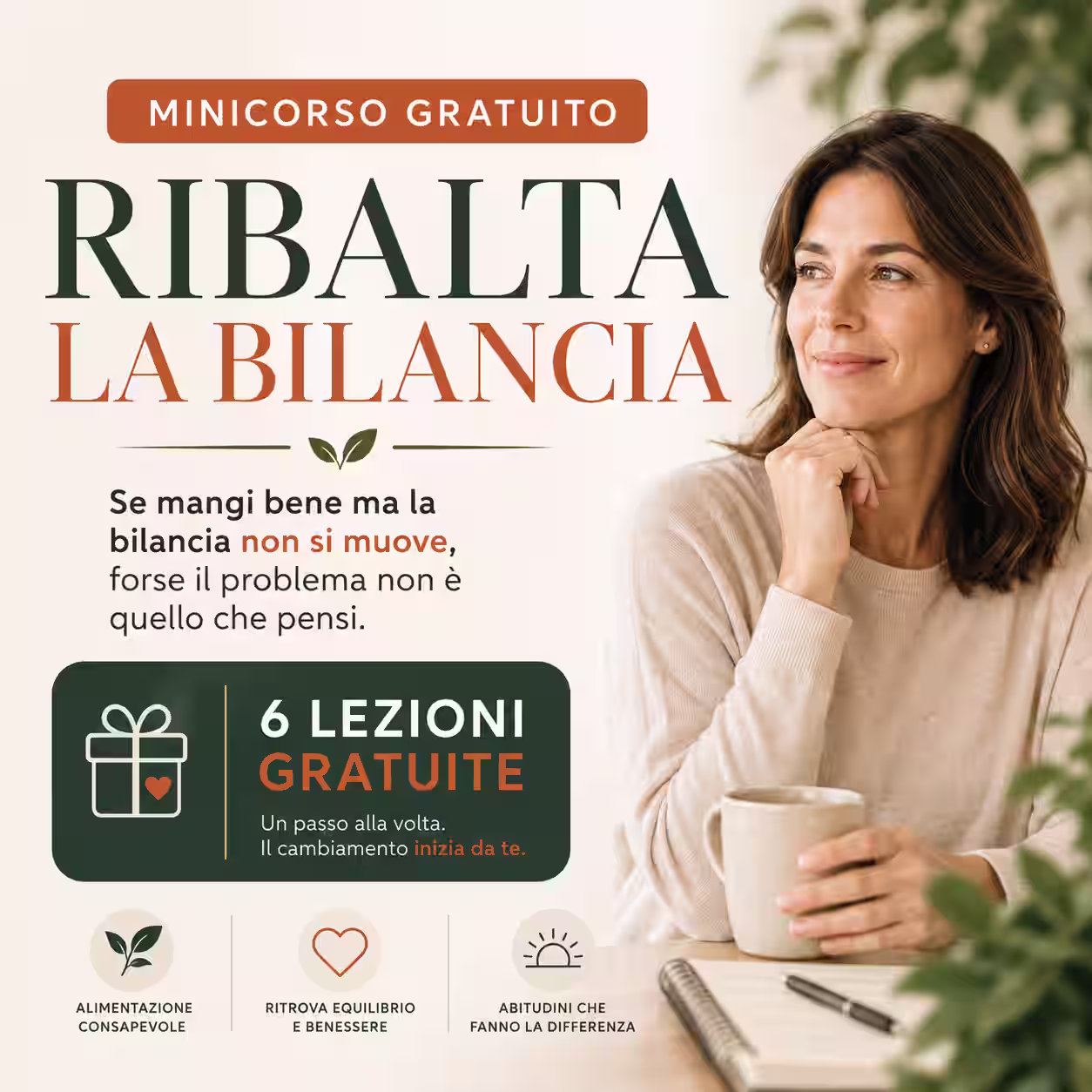 Copertina del mini-corso «Ribalta la Bilancia»