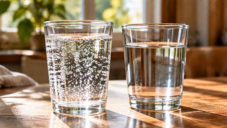 Acqua frizzante o naturale: idratano allo stesso modo e perché le bollicine possono gonfiare?
